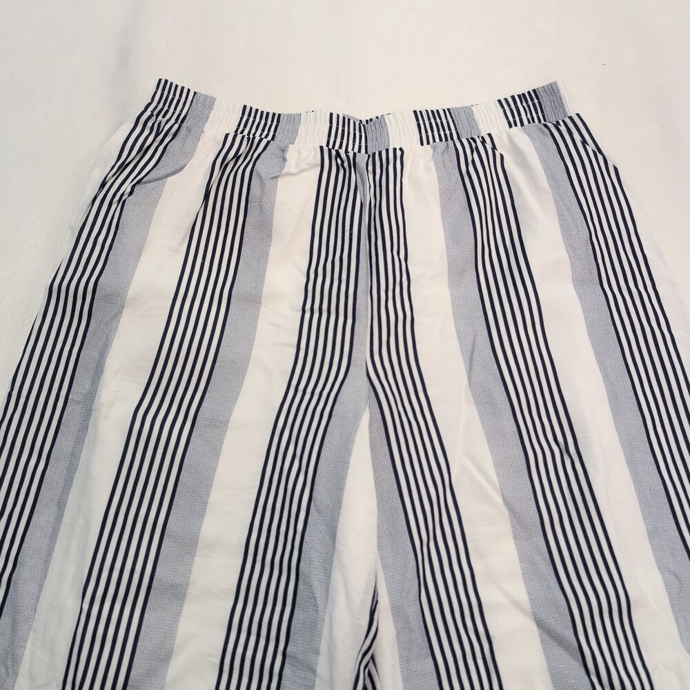 Sage the Label Striped Wide-Leg Pants Size L - Picture 5 of 10